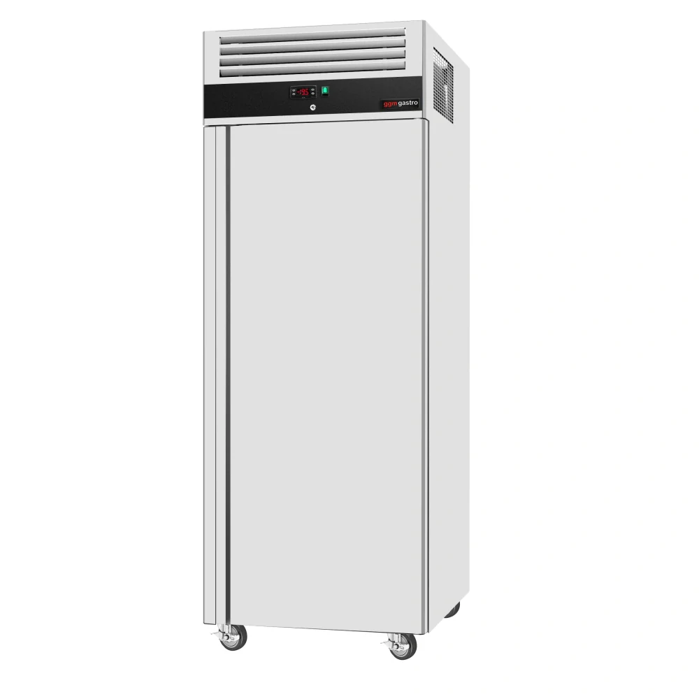 Nerezová mrazicí skříň ECO - GN 2/1 - 700 L - Se 1 prosklenými dveřmi
