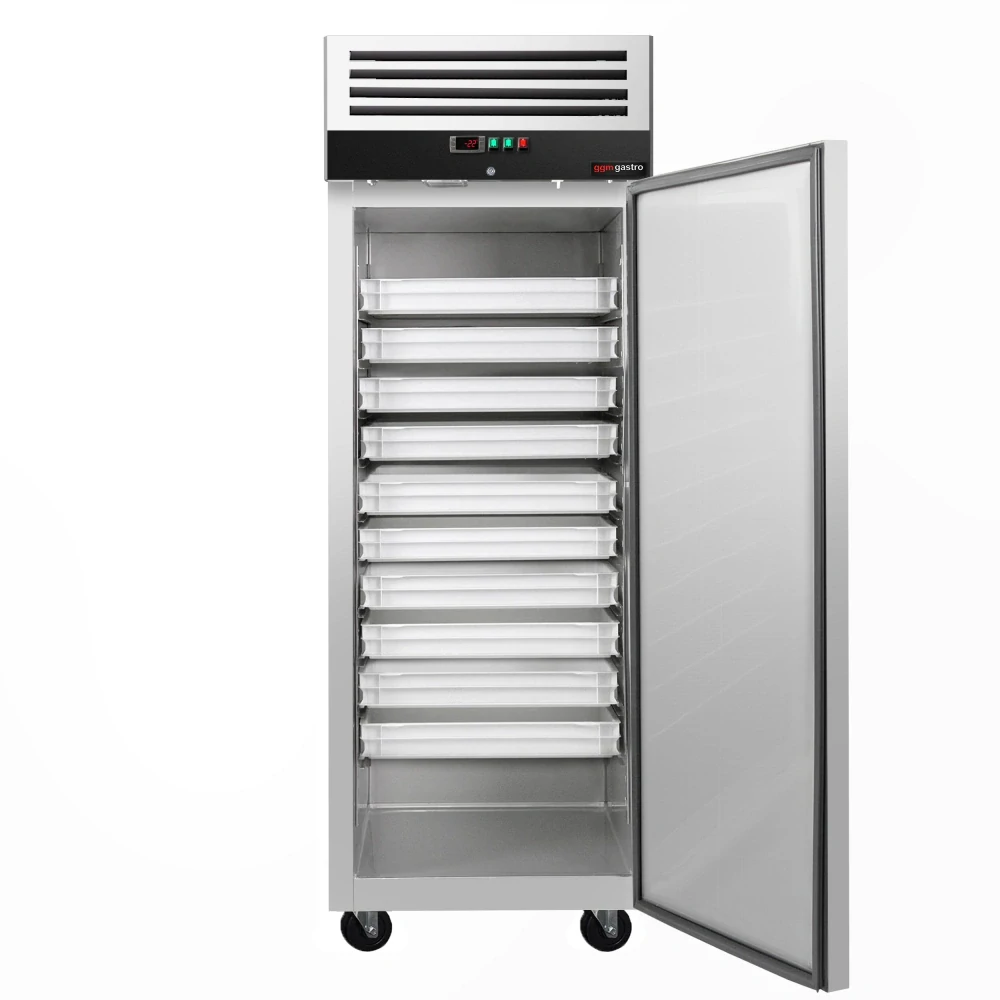 Nerezová pekárenský mrazák ECO - EN 600x800 - 600 L - s 1 dveřmi