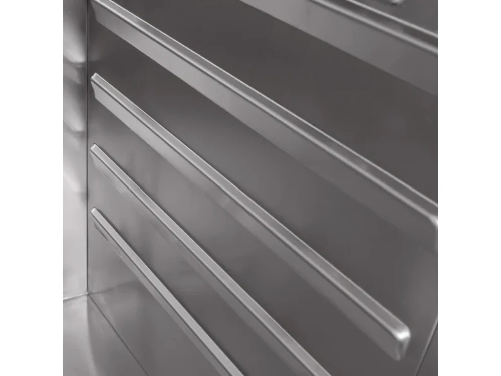 Nerezová mrazicí skříň PREMIUM PLUS - GN 1/1 - 325 L - Se 1 skleněnými dveřmi