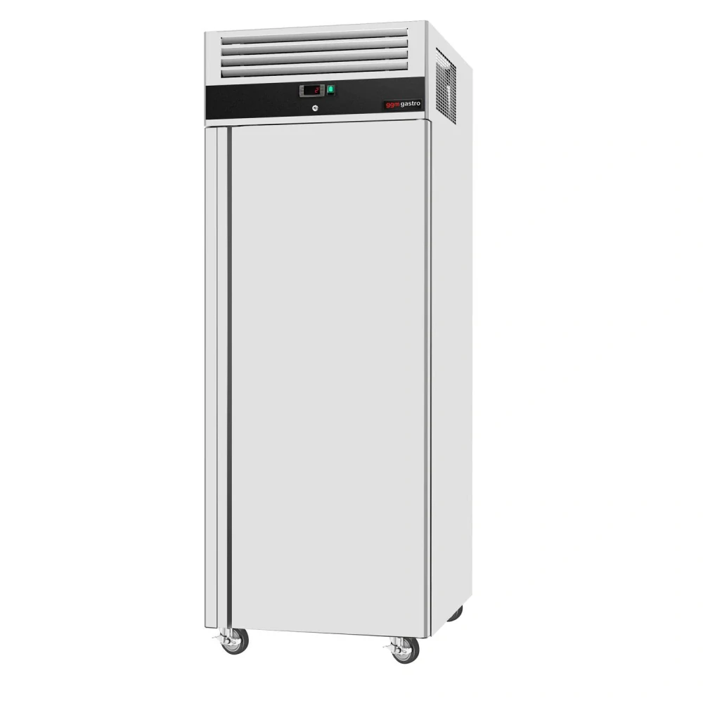 Nerezová skladovací lednice ECO - GN 2/1 - 650 L - s 1 dveřmi