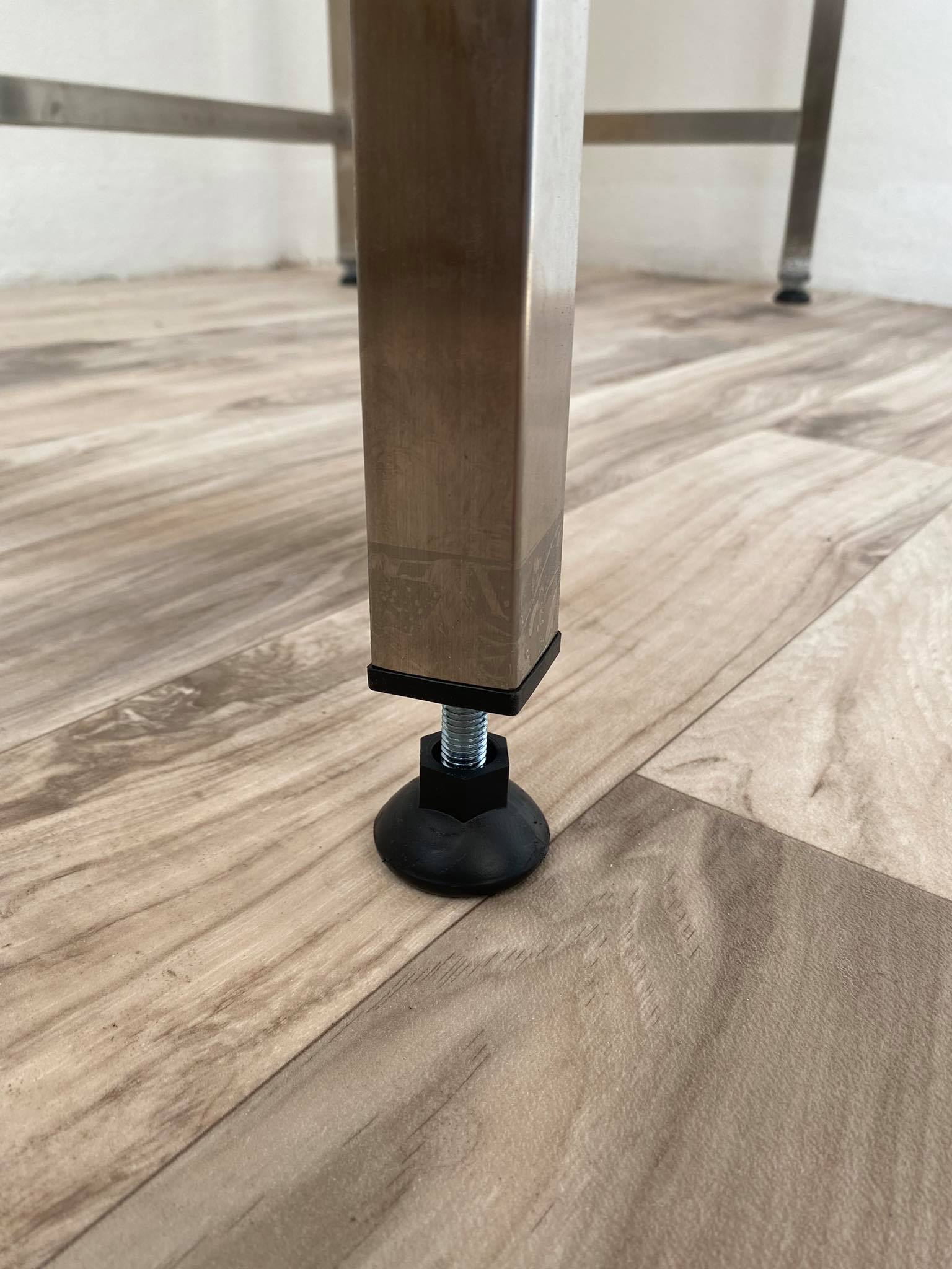 Nerezový stůl 2 police 190x70x85cm