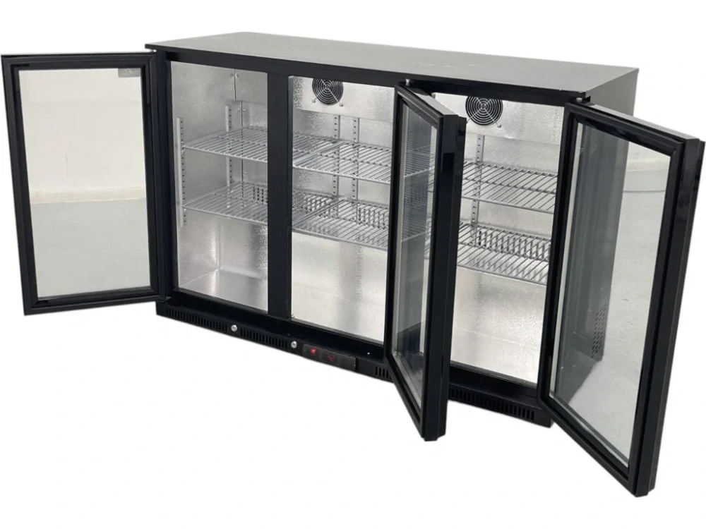 Barová lednice - 1350 x 540 x 900 mm - s otevíracími dveřmi