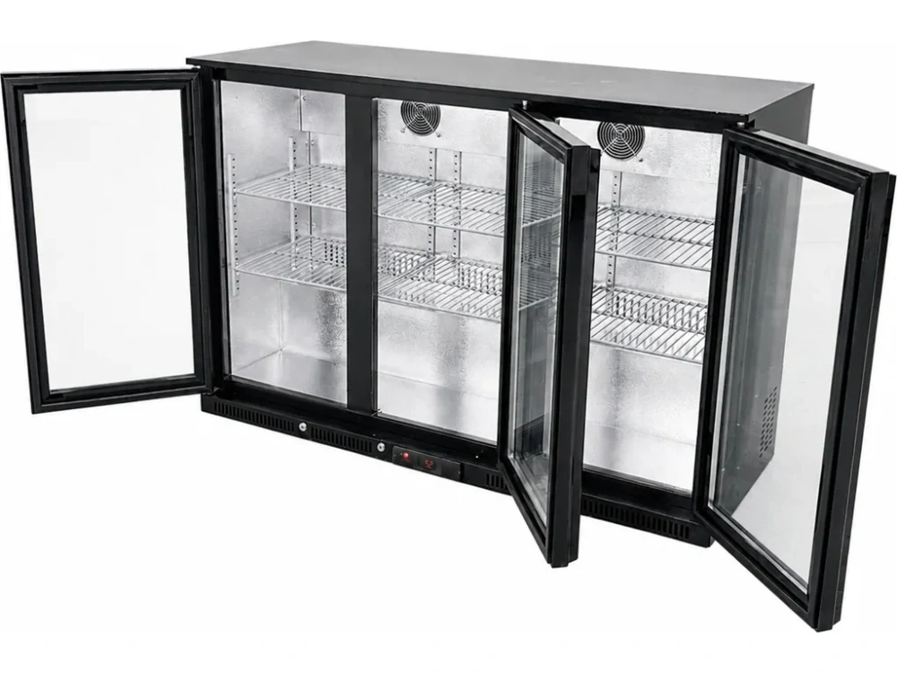 Barová lednice - 1350 x 540 x 900 mm - s otevíracími dveřmi