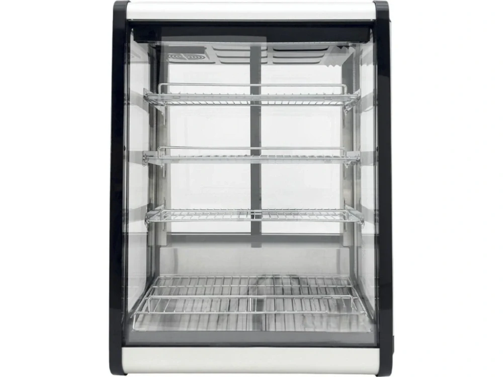 Stolní chladicí vitrína 150 l – stříbrná 