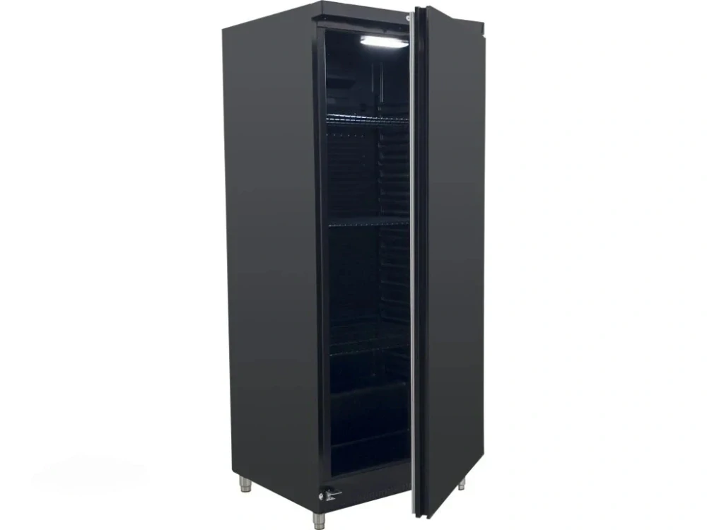 Chladicí skříň - 600 l - s 1 dveřmi - černá