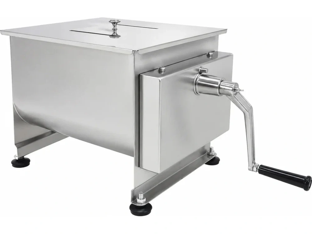 Elektrická míchačka na maso - 40 l - dvojitá hřídel - s elektrickým motorem