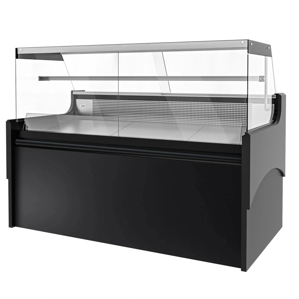 Chladicí / Masný pult - 1,88 m - 175L - černý