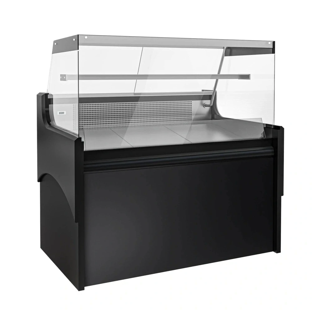 Chladicí/masný pult - 1280 mm - s LED osvětlením & 1 policí