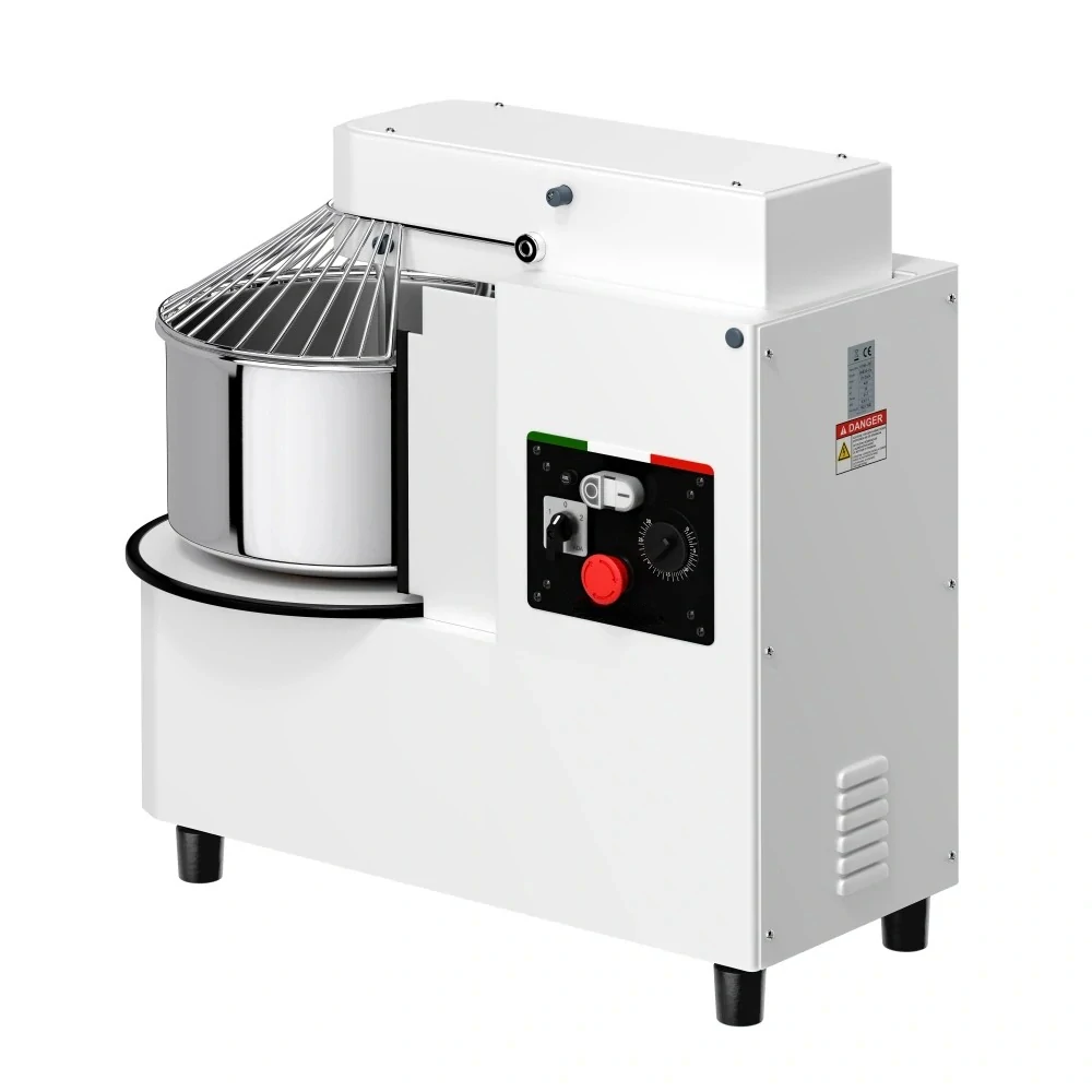 Hnětací stroj těsta - 22L/ 18 kg - 2 rychlosti - odnímatelný kotel a sklapovací míchadlo - funkce časovače