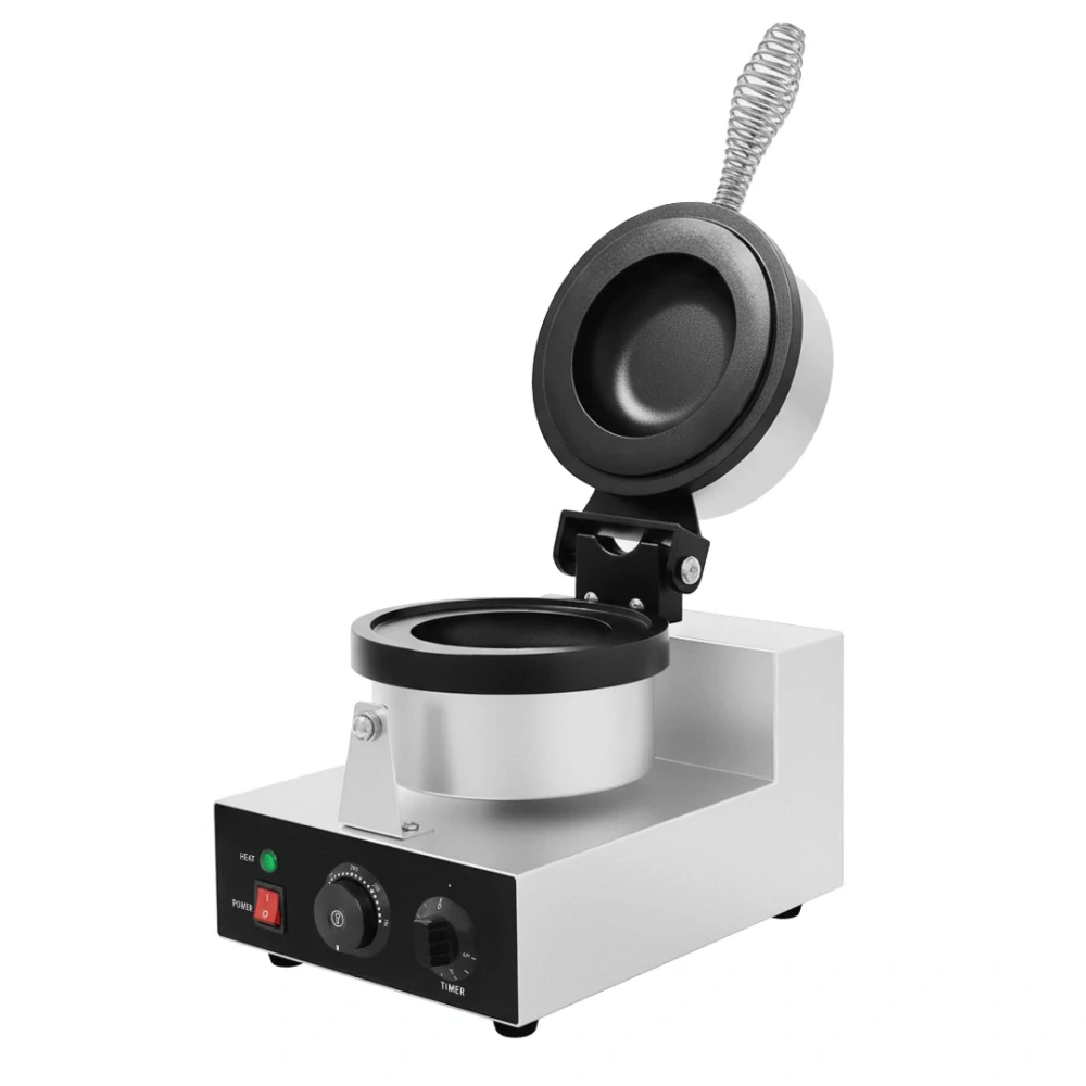 Vaflovač - Jednoduchý - 1,3 kW - Tvar: UFO - pečící plochou otočnou o 180°