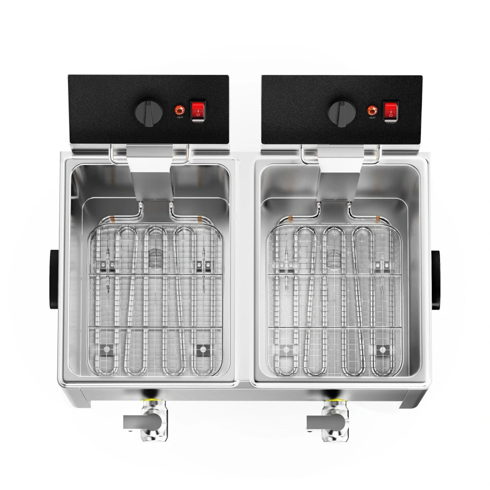 Fritéza 8+8L - 6,5 kW