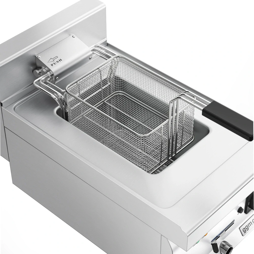 Elektrická fritéza - 10 litrů - 9 kW - vč. podstavce s 1 dvířky