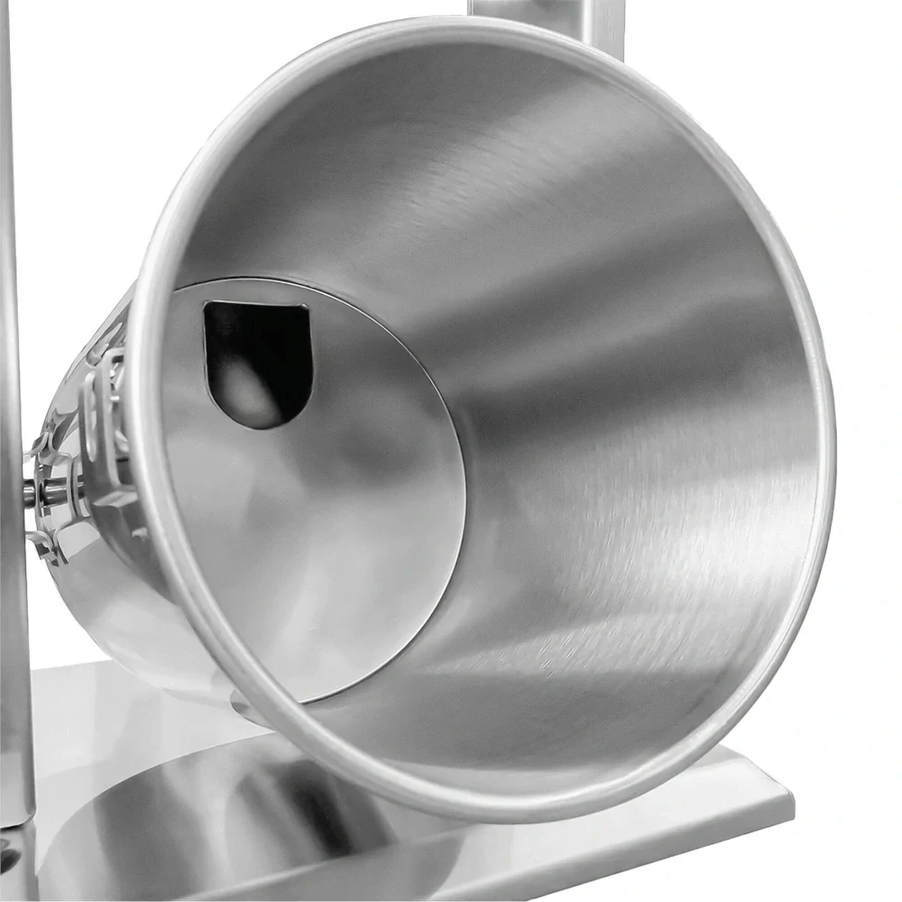 Elektrická plnička klobás & stroj na churros profesionální - 15 l - 90 W - nerezová ocel - stolní - včetně Nožního ovládání a 4 nástavců na plnění klobás a 3 nástavců na churros