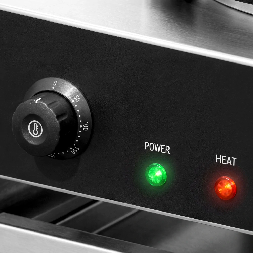 Palačinkovač - manuální ovládání - se 2 plotýnkami - Ø 400 mm