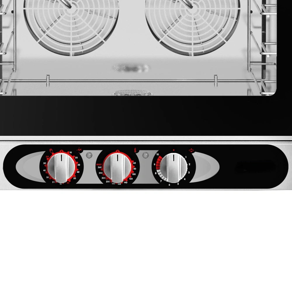 Elektrický kombinovaný konvektomat - manuální - 4x GN 1/1 nebo 4x EN 600x400