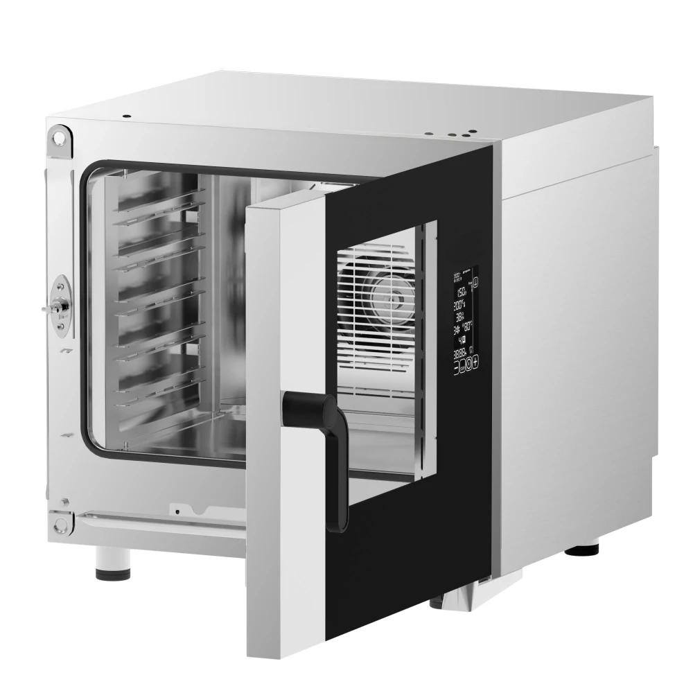 Elektrický kombinovaný konvektomat - digitální - LCD displej - 5x GN 1/1