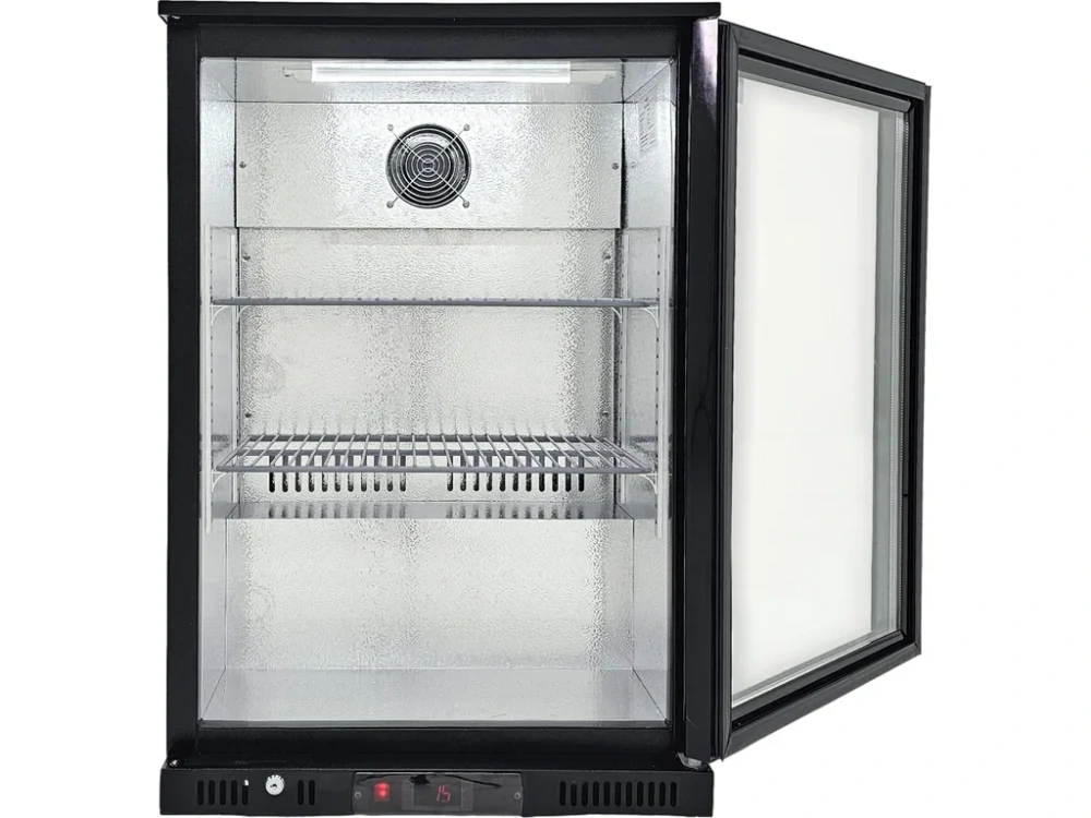 Barová lednice – 120 l, 1× skleněné dveře
