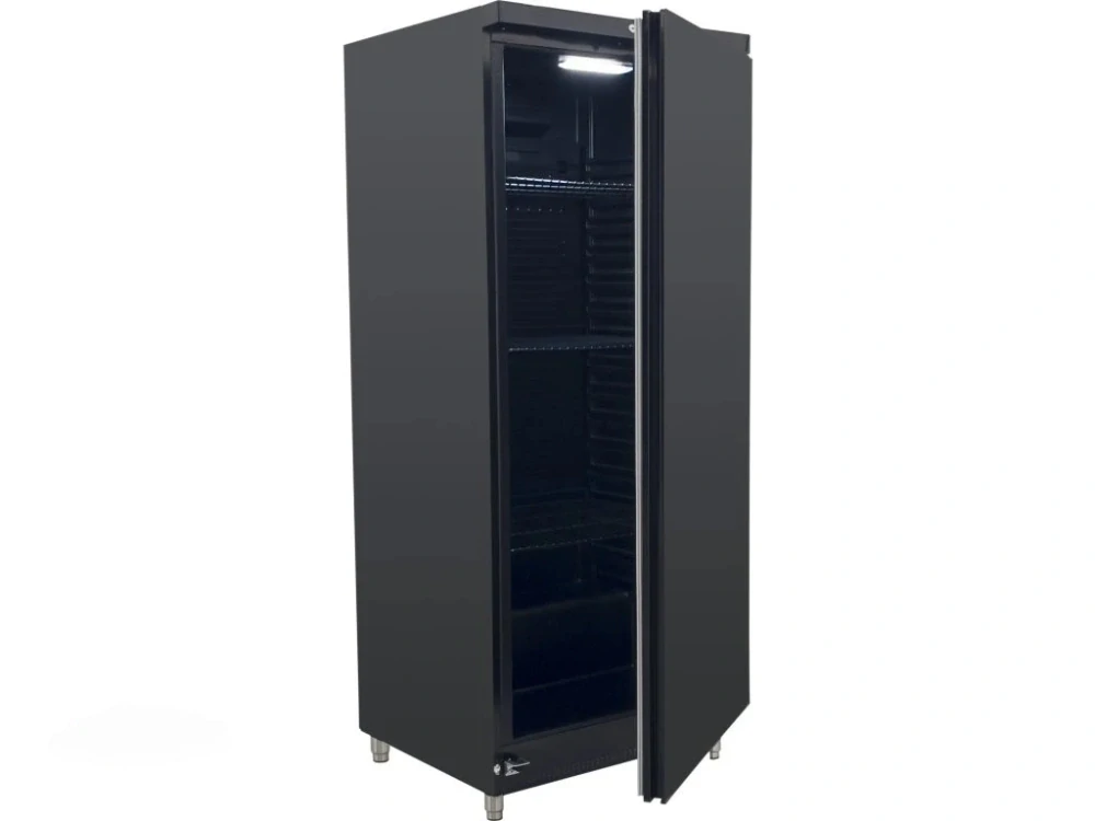 Černá lednice 600 litrů