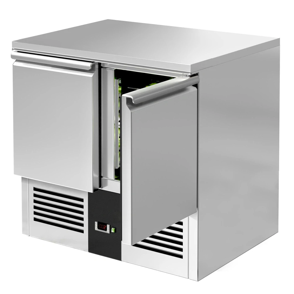 Chladicí stůl PREMIUM - 903x700x876 mm - 240 l - s 2 dveřmi