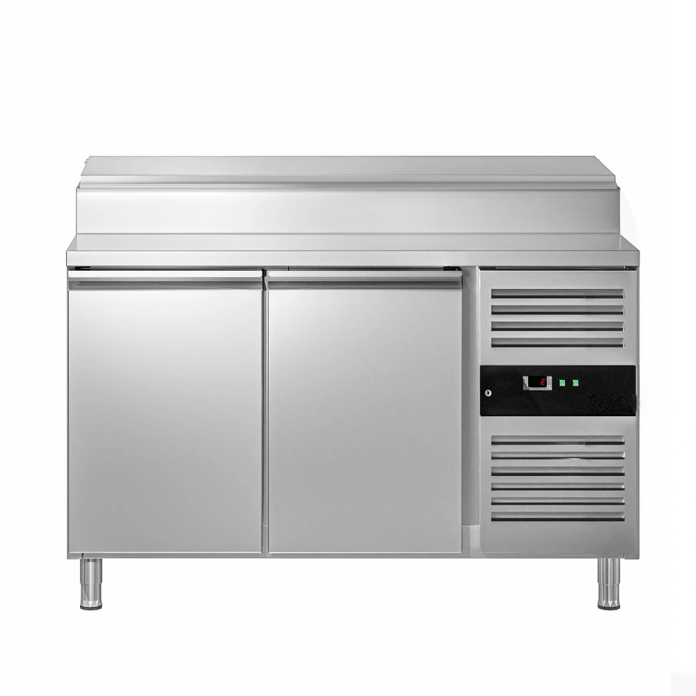 Přípravný chladicí stůl PREMIUM - 1510 mm - 2 dveře - pro 8× GN 1/3