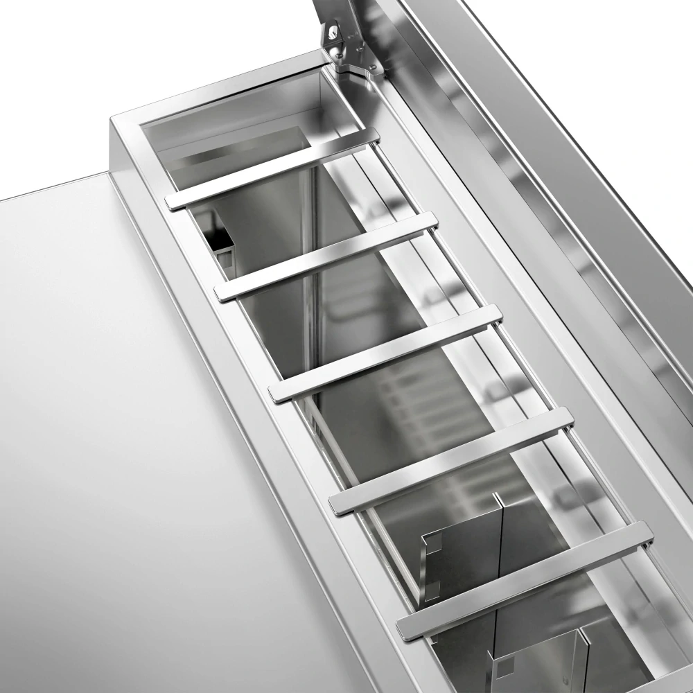 Přípravný stůl Mini PREMIUM - 900x700 mm - 4 zásuvky - pro 5× GN 1/6