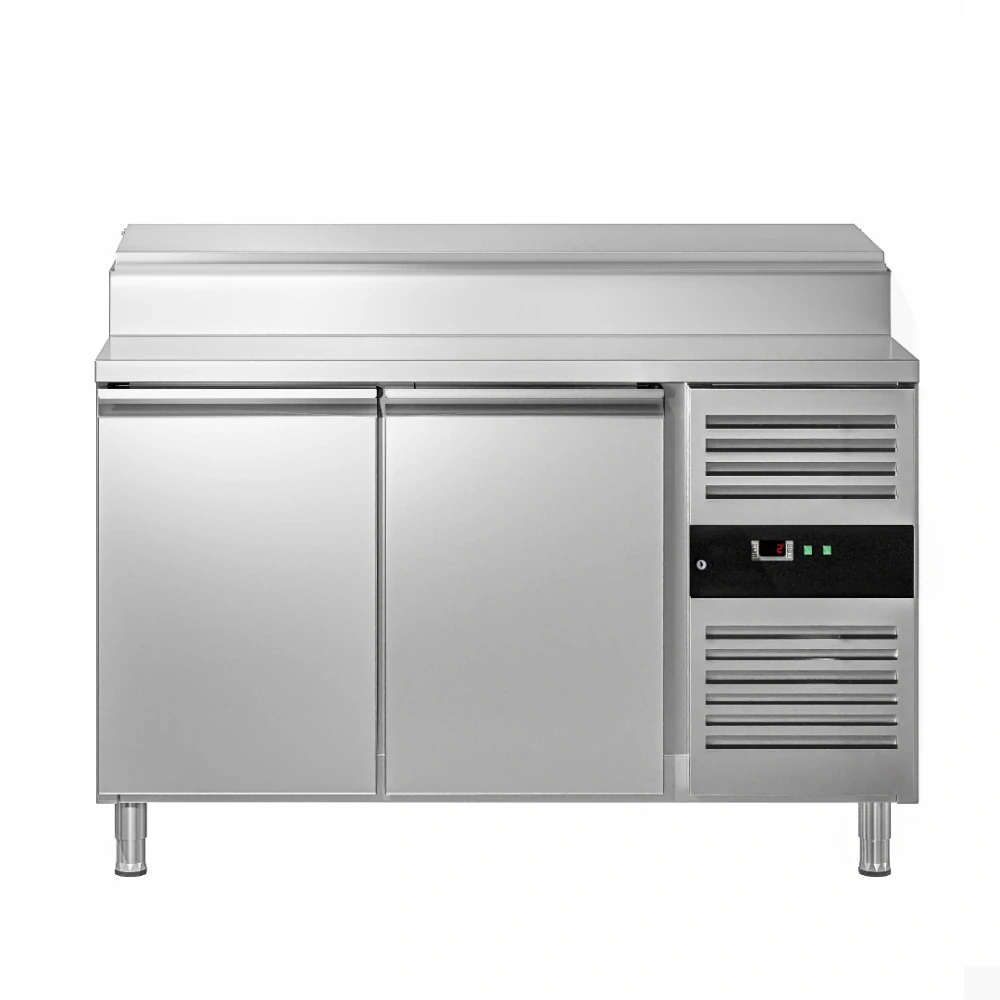 Přípravný stůl PREMIUM - 1360 mm - 2 dveře - Pro 7× GN 1/3