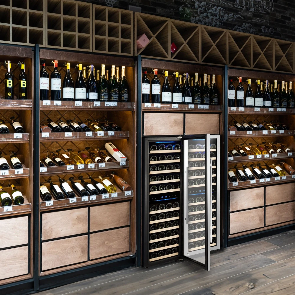 Vinotéka / Chladnička na víno - 2 klimatické zóny - 160 l - max. 53 lahví