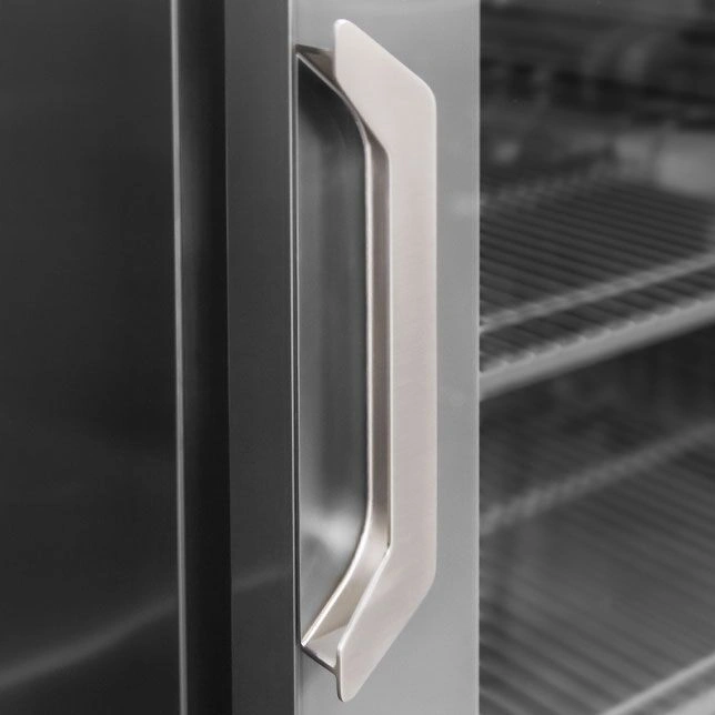 Nerezová chladicí skříň PREMIUM PLUS - GN 2/1 - 1385 mm - 1240 l - až +8 °C - s 2 skleněné dveře