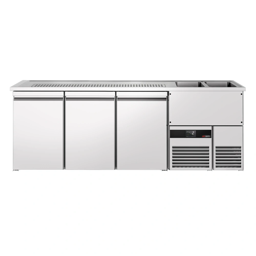 Výčepní pult PREMIUM - 2500x700 mm - 3 dveře
