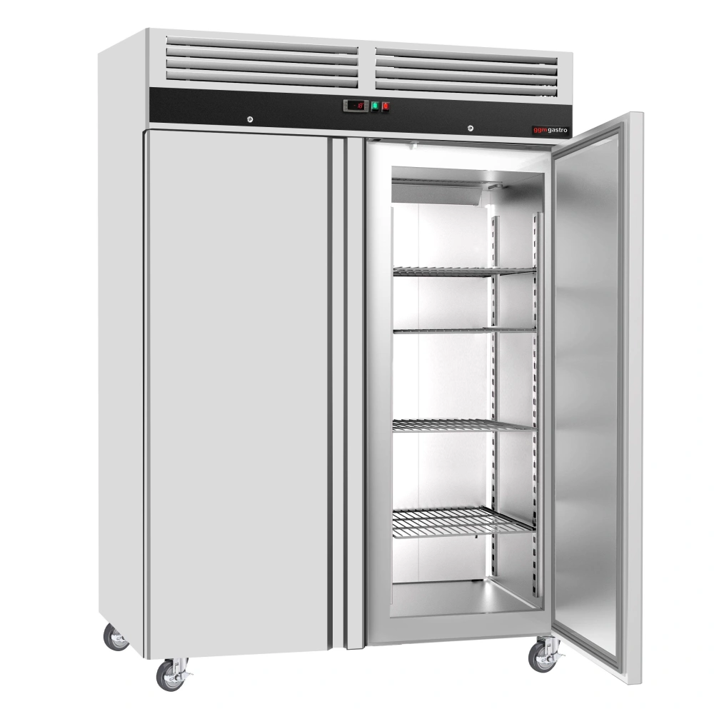 Nerezová mrazicí skříň ECO - 1200 L - se 2 dveřmi