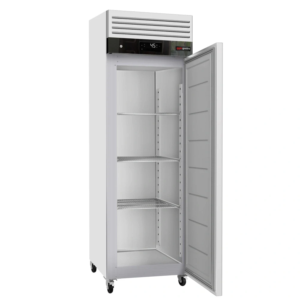 Nerezová chladicí skří ECO - 600L - s 1 dveřmi - vnitřní strana dveří z plastu