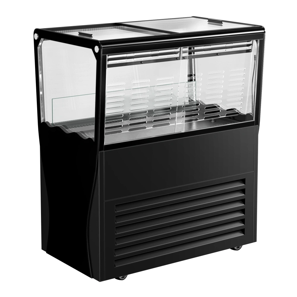 Chladicí ostrov na nápoje - 730x450 mm - 69 l - Se 2 posuvnými skleněnými víky