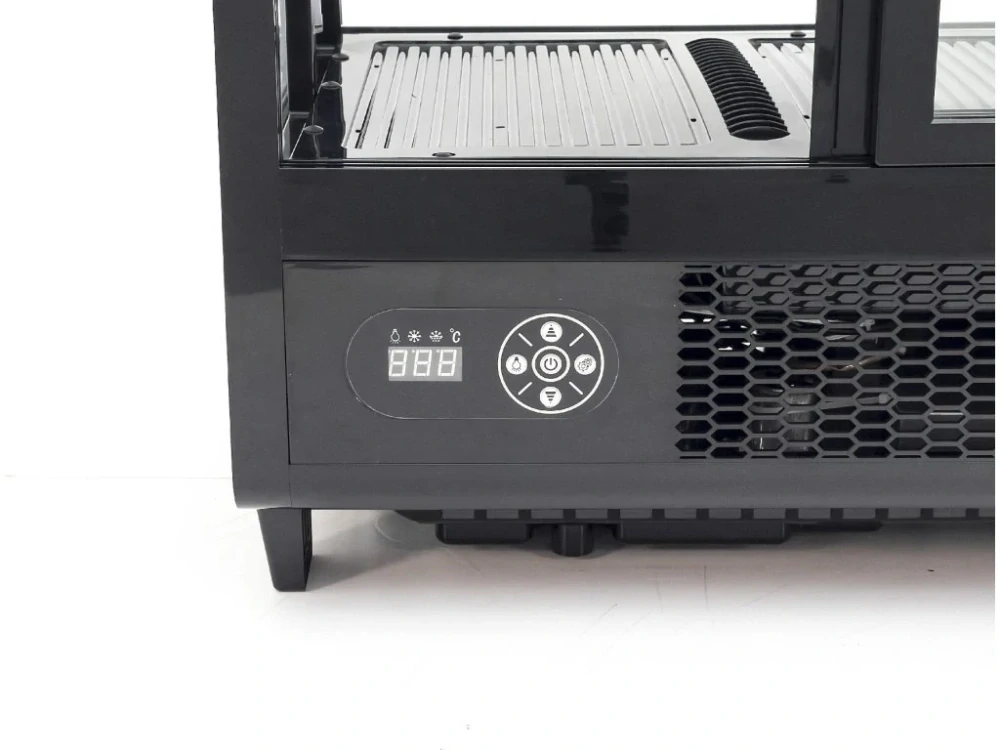 Stolní chladicí vitrína 100 l – černá 