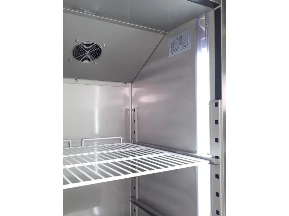 Lednice Premium – 415 l, nerezová