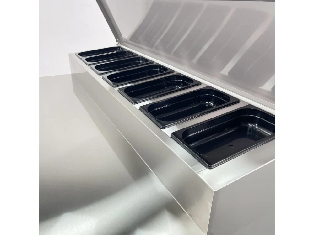 Přípravný chladicí stůl 360 l – 1,51 × 0,8 m – se 2 dveřmi