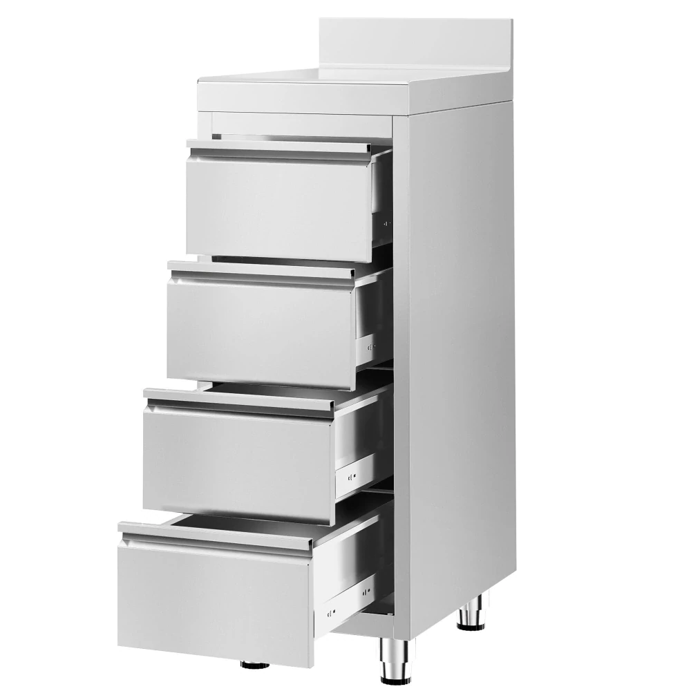 Zásuvková skříň PREMIUM - se 4 zásuvkami & obkladovým panelem - 400x600mm