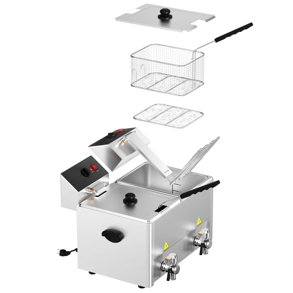 Fritéza 8+8L - 6,5 kW