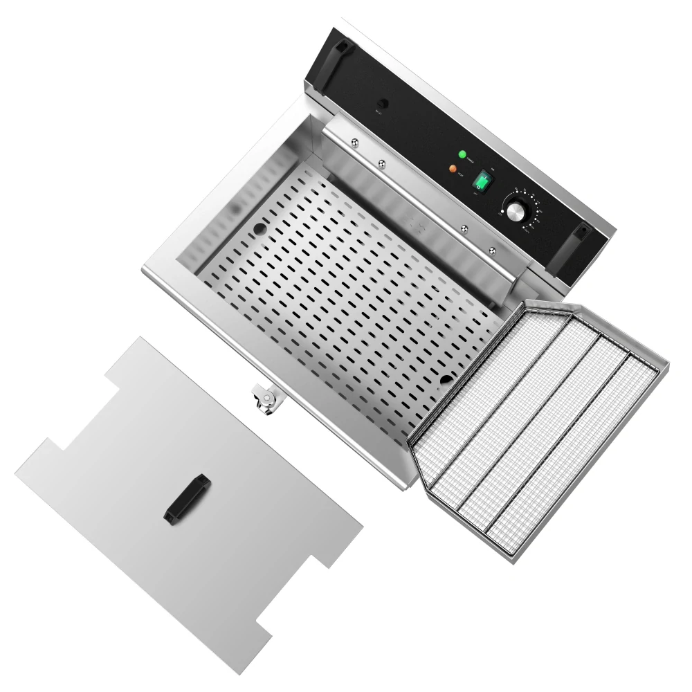 Fritéza - 30 L - 5 kW - s vypouštěcím kohoutkem