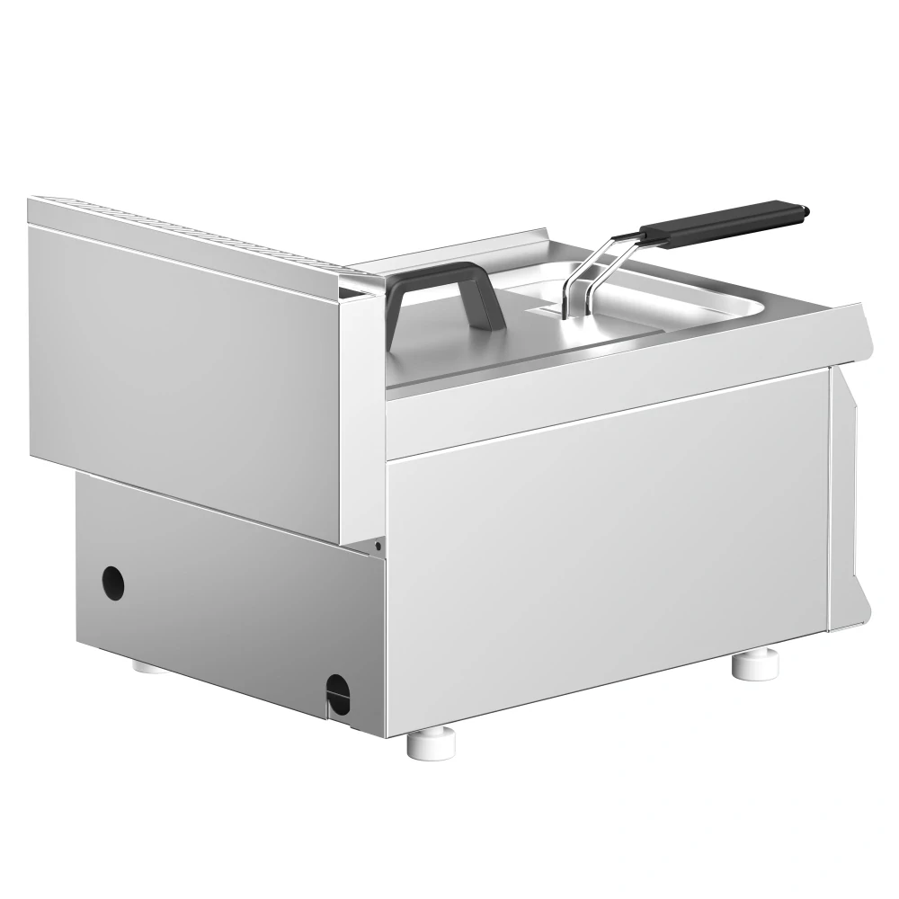 Plynová fritéza - 8 litrů - 6 kW - s vypouštěcím kohoutem