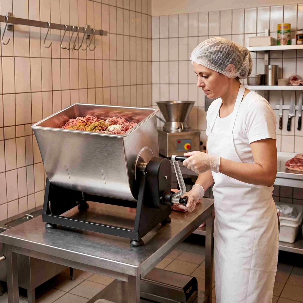 Mixér na maso - 28L - 25kg - manuální
