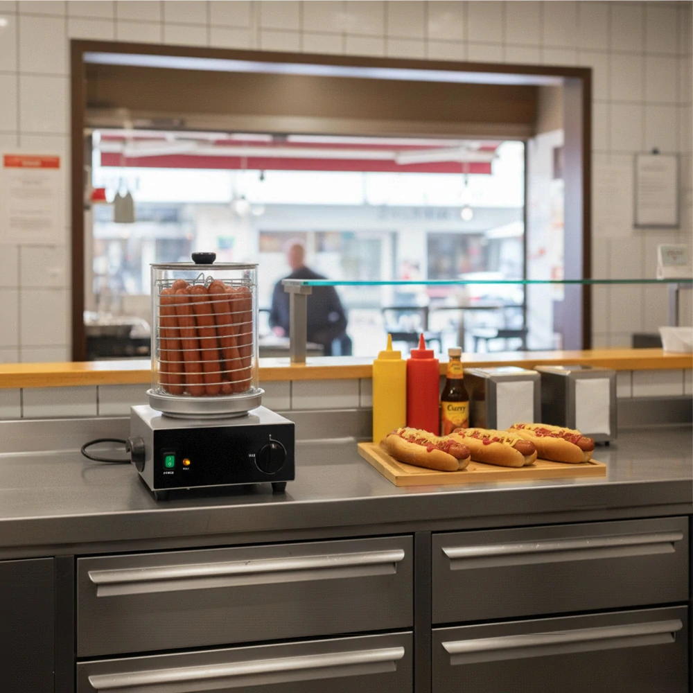 Hotdogovač / Ohřevná vitrína - 0,8 kW