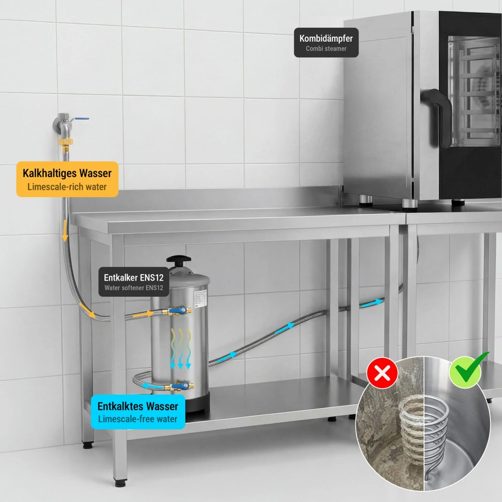 Pekařský Elektrický kombinovaný konvektomat - digitální - 4x EN 600x400