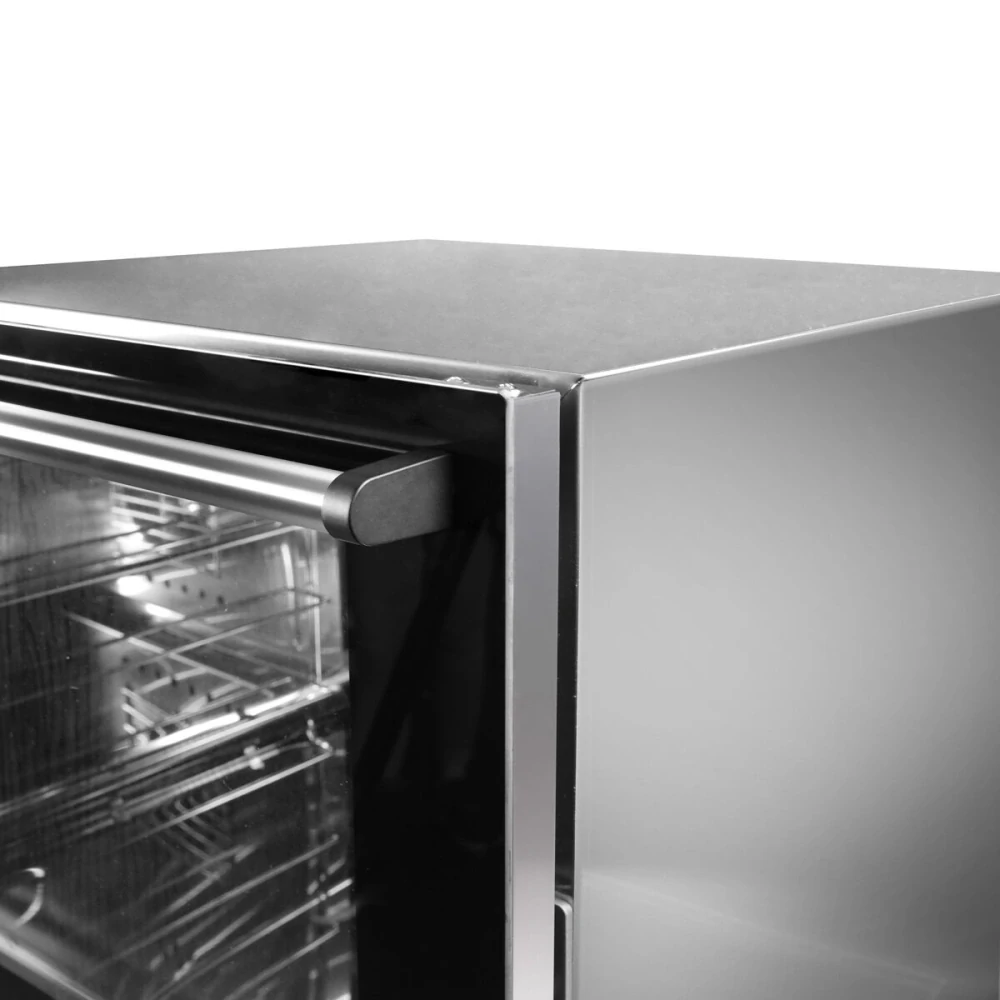 Elektrická Pekárenská horkovzdušná trouba s funkcí páry - Manuální - 4x EN 60x40 - vč. 4 plechy 450x340 mm & držáky plechů