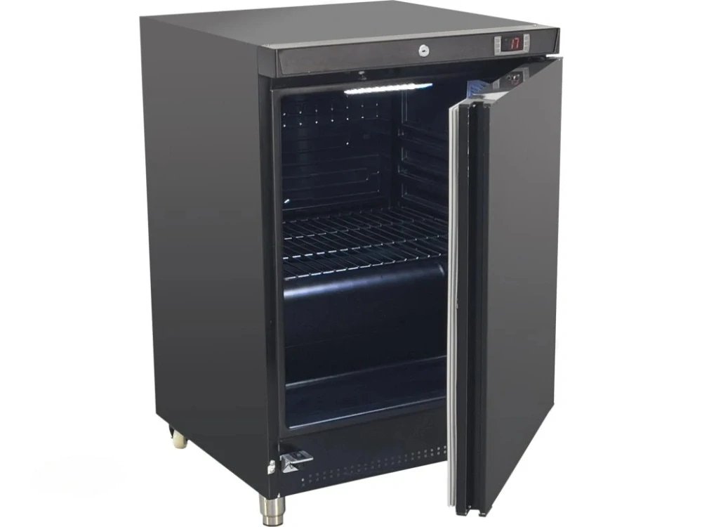 Černá lednice 200 litrů