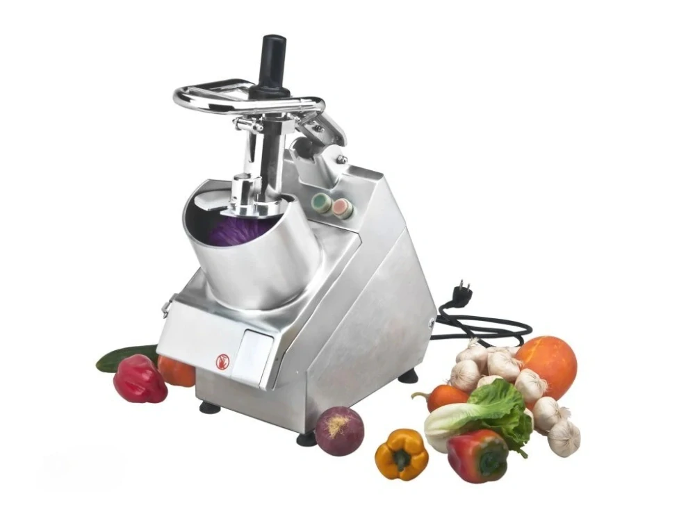 Kráječ zeleniny - 750 W - Plnicí otvor Ø 170 mm - vč. 5 řezných/strouhacích kotoučů