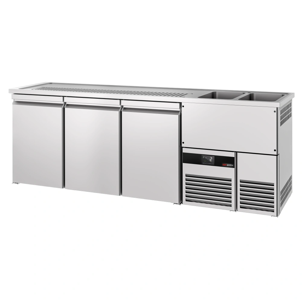 Výčepní pult PREMIUM - 2500x700 mm - 3 dveře