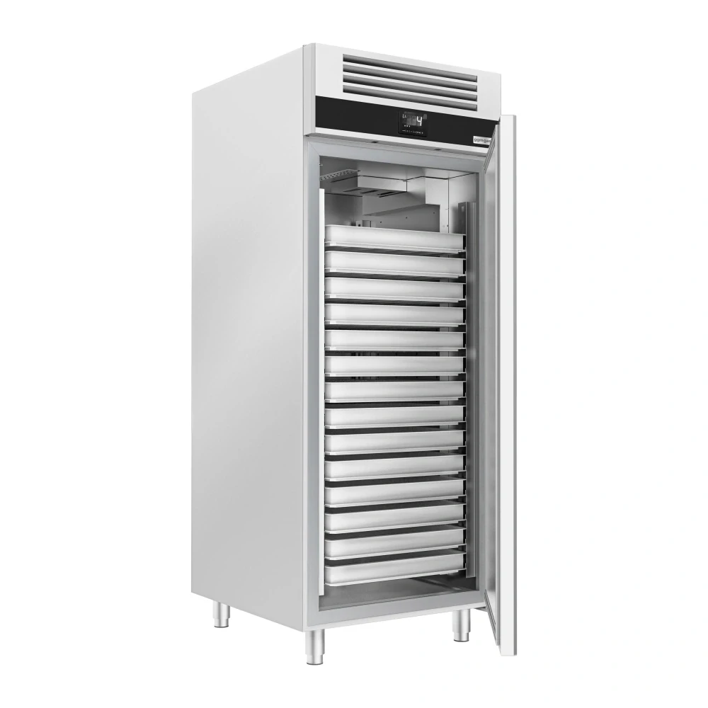 Pekárenská lednice Nerezová ocel PREMIUM - EN 600x400 mm - 820 mm - 850 l - s 1 dveřmi
