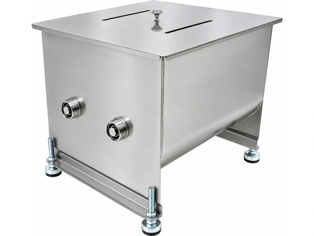 Elektrická míchačka na maso - 30 l - dvojitá hřídel - s elektrickým motorem