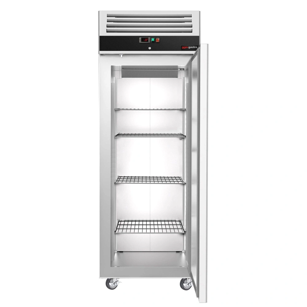 Nerezová mrazicí skříň ECO - GN 2/1 - 650l - s 1 dveřmi