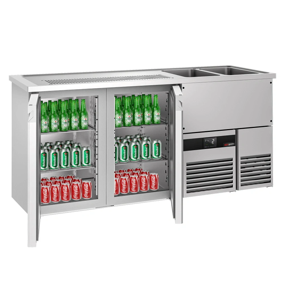 Výčepní pult PREMIUM - 1950x700 mm - 2 dveře